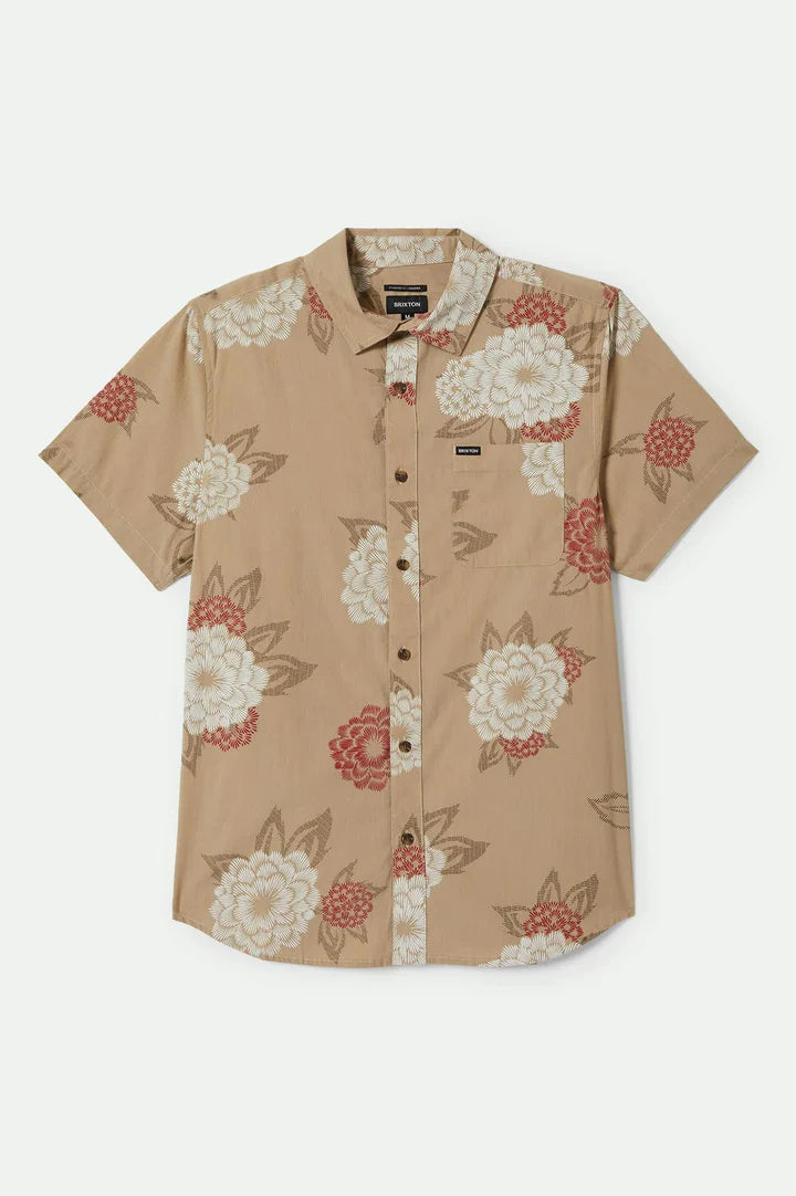 Brixton Charter Print S/S Shirt Painterly Floral