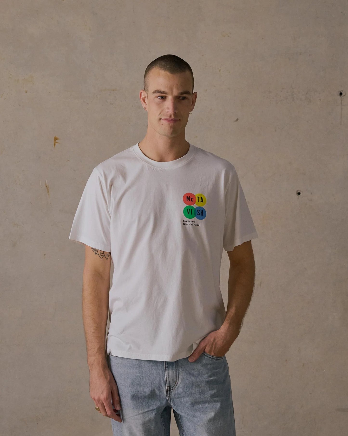 McTavish Lamination Room Tee White