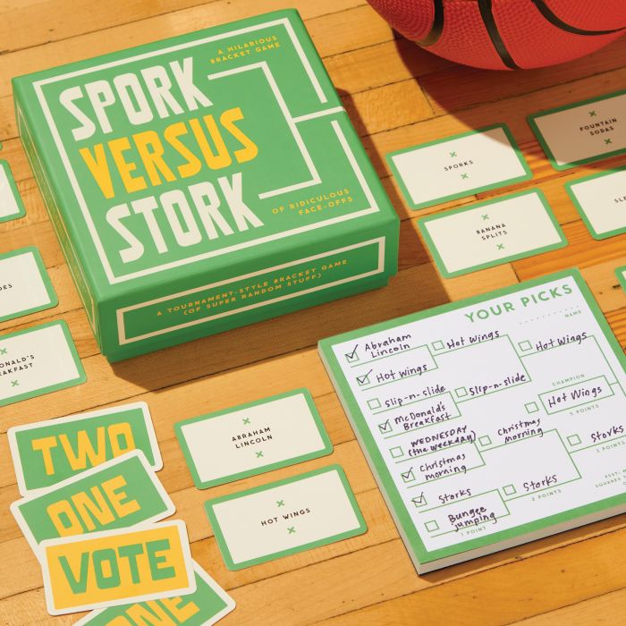 Brass Monkey Spork Versus Stork Social Game