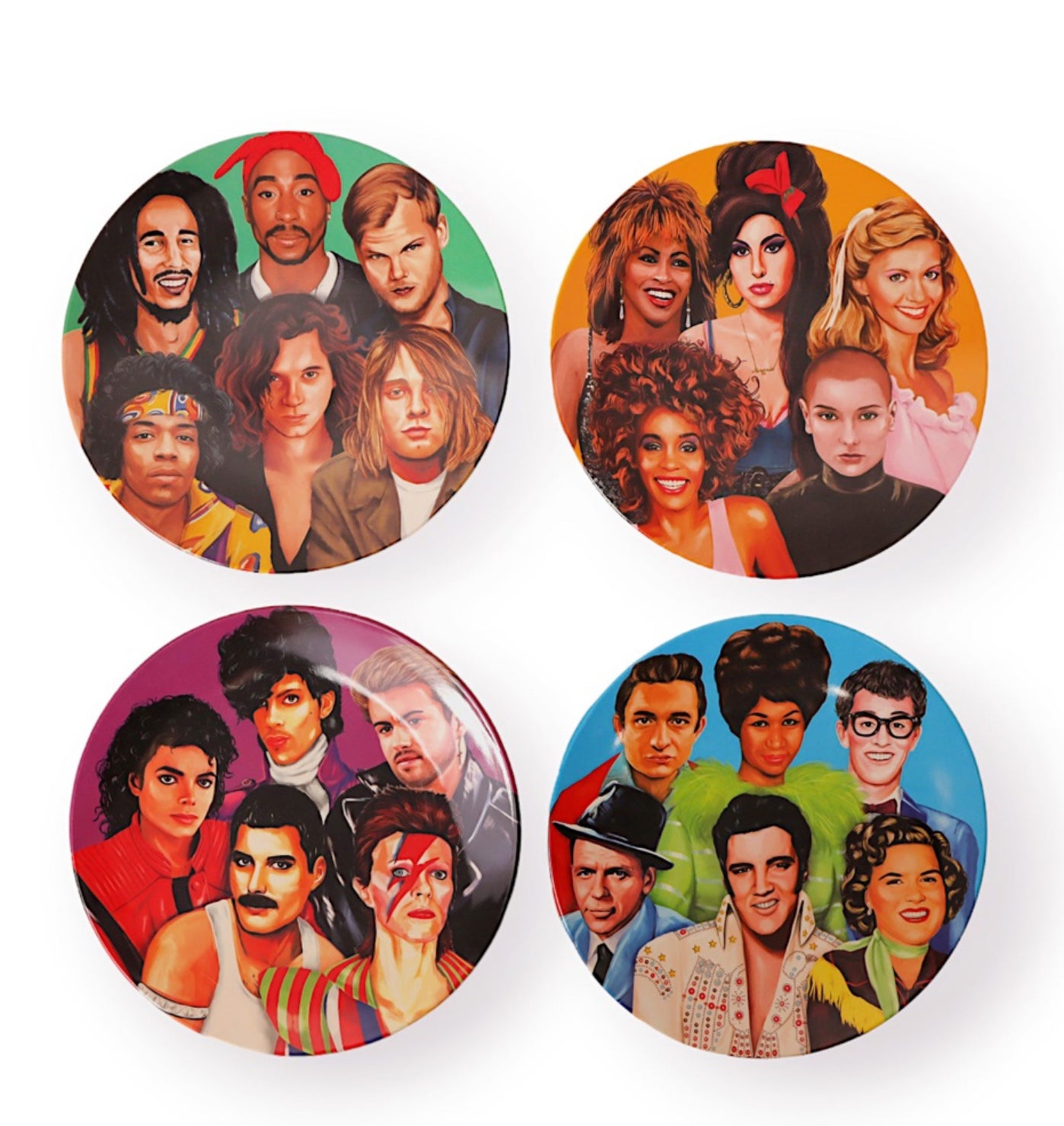 La La Land Tribute Artists Music Edition Plate Set