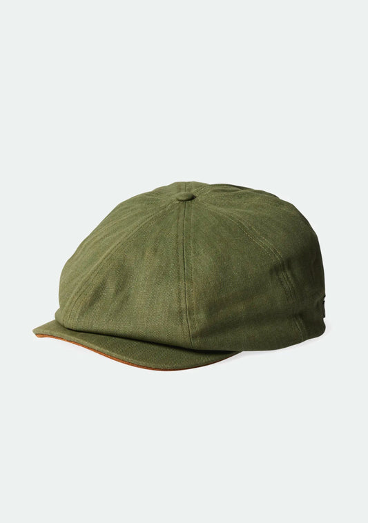 Brixton Fender Factory Brood Snap Cap Olive Surplus