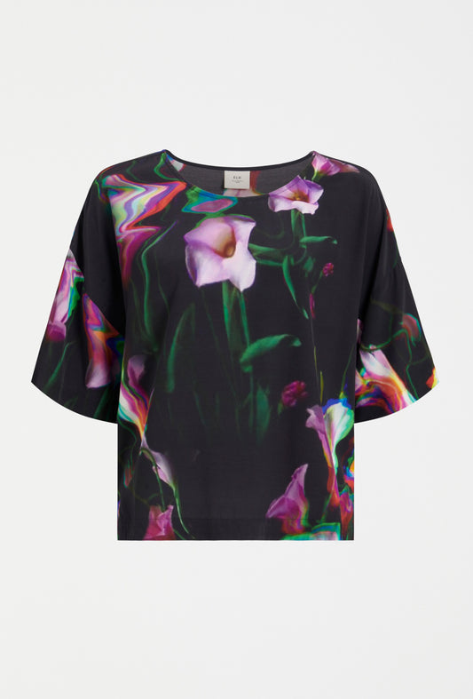 Elk Dela Top Calla Print