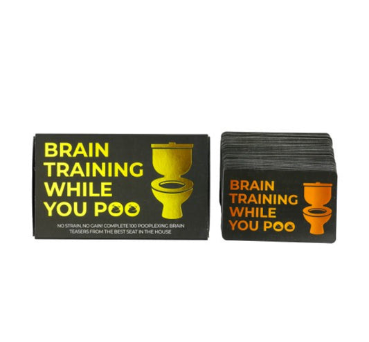 Brain Training While You Poo Cards