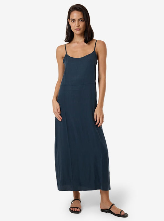 Thrills Breezy Slip Dress Dark Slate