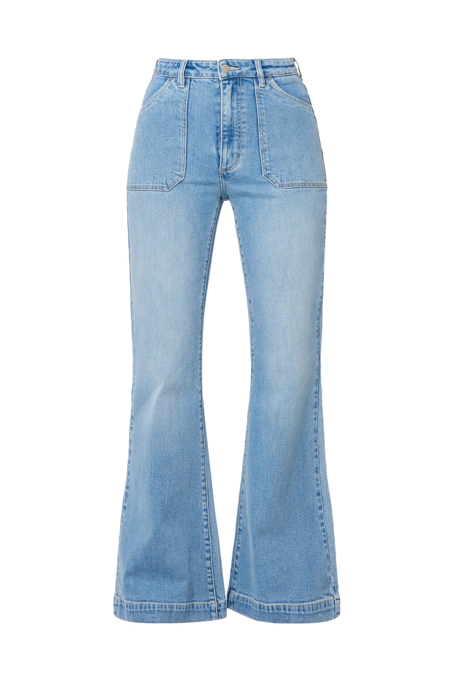 Rolla’s Carly Eastcoast Flare Jean Light Vintage Blue