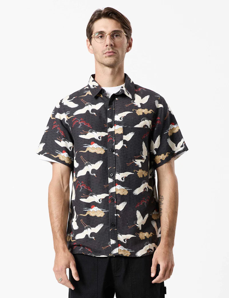 Mr Simple Earl Bowler S/S Shirt Fuji