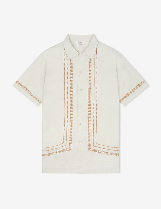 Mr Simple Morocco S/S Shirt Natural