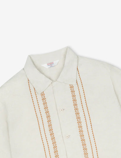 Mr Simple Morocco S/S Shirt Natural