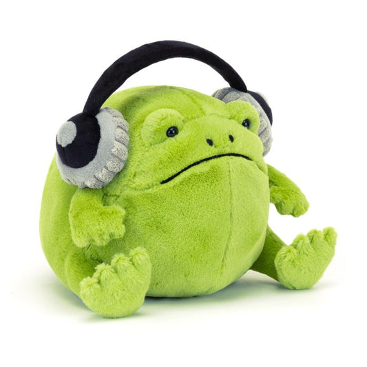 Jellycat Ricky Rainfrog with Headphones