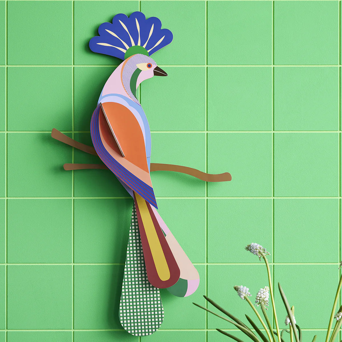 Studio Roof Paradise Birds Wall Art Tinjil