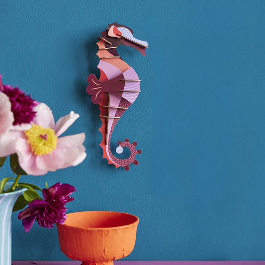 Studio Roof Sea Creatures Wall Art Coraline Seahorse