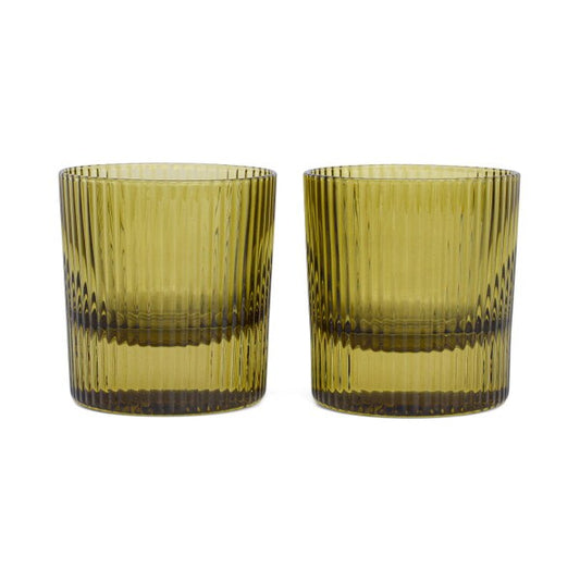 Here’s How Scout Lowball Glass Olive (Set of 2)