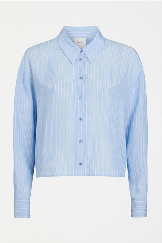 Elk Sera Shirt Pale Blue Stripe