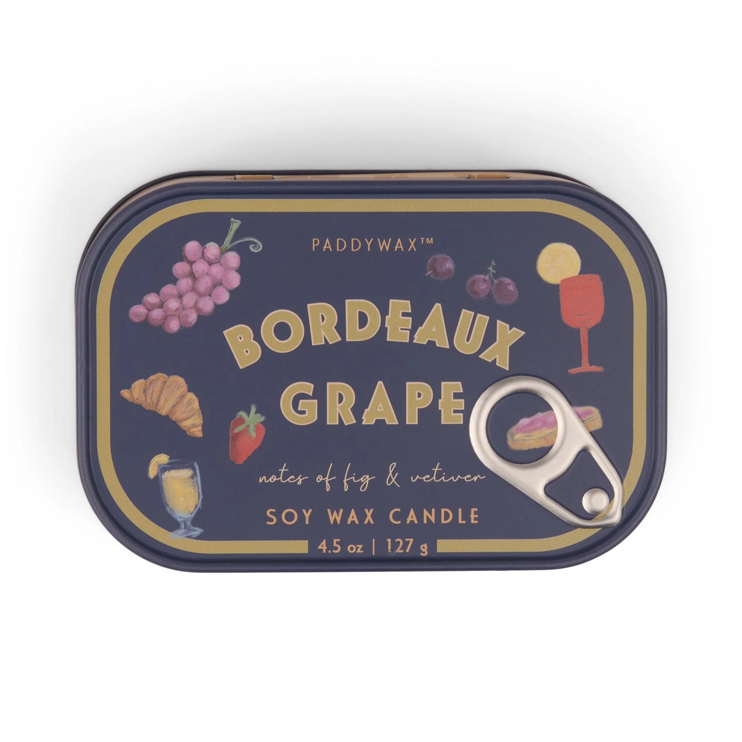 Paddywax Bistro Candle Bordeaux Grape 8oz/4.5oz