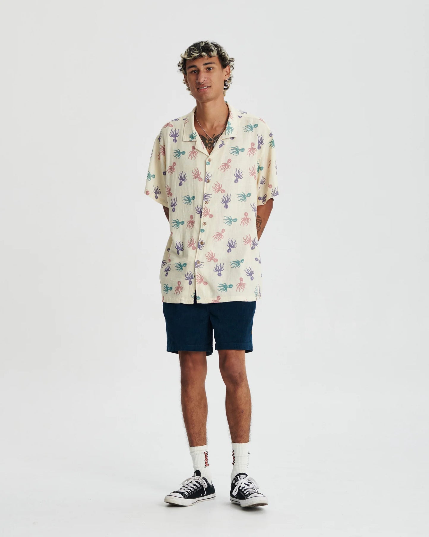 TCSS Occy Resort Shirt Ecru