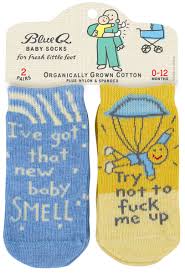 Blue Q Baby Socks