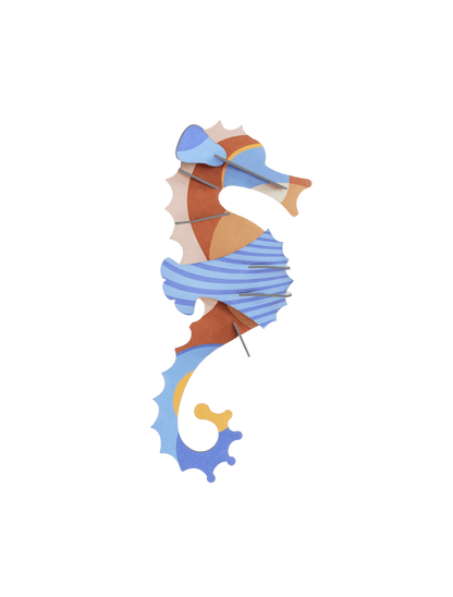 Studio Roof Wall Art Sea Creatures: Blue Ringlet Seahorse