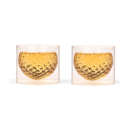 Kikkerland Golf Ball Glasses (Set of 2)