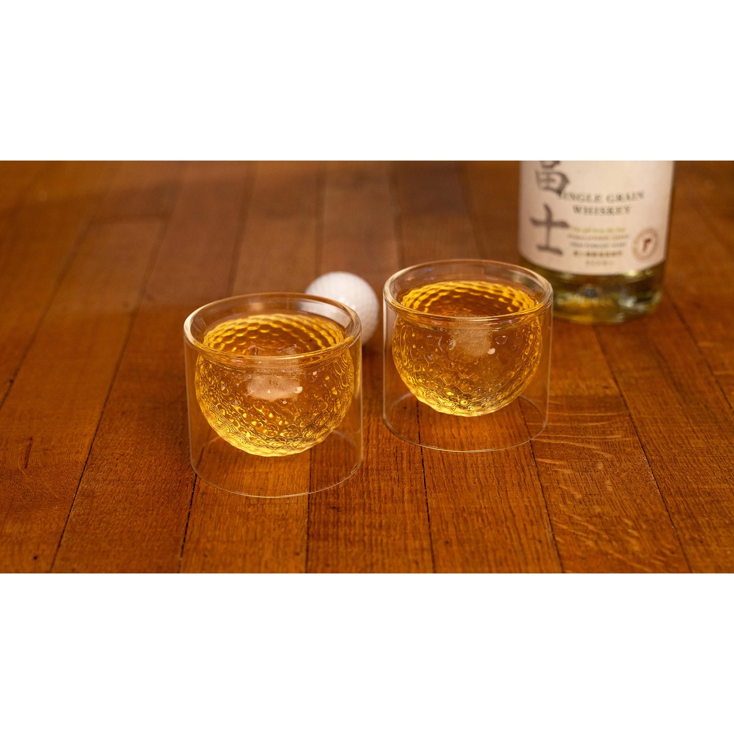 Kikkerland Golf Ball Glasses (Set of 2)