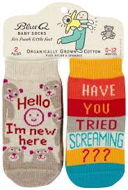 Blue Q Baby Socks