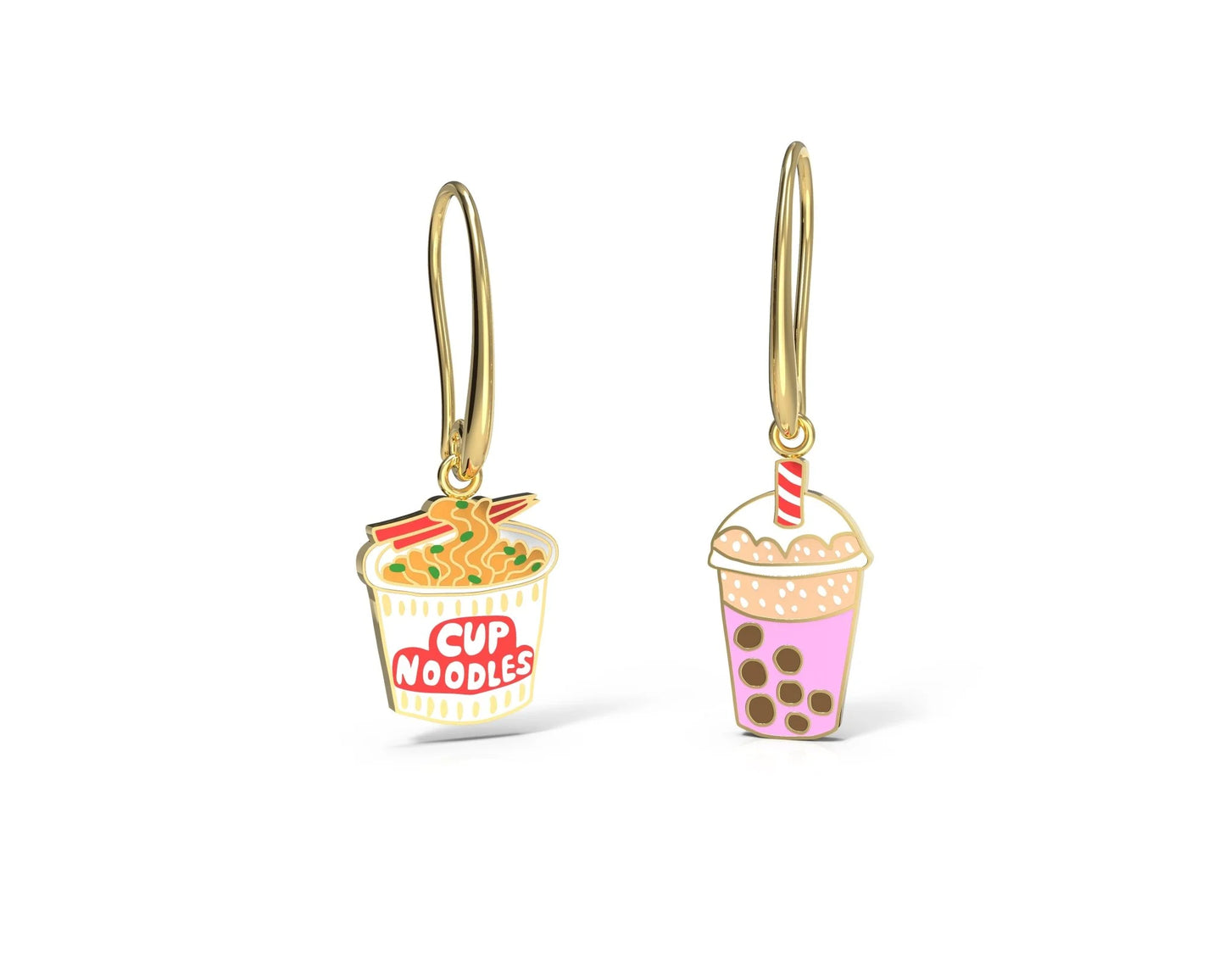 Yellow Owl Workshop Ramen & Boba Drop Earrings