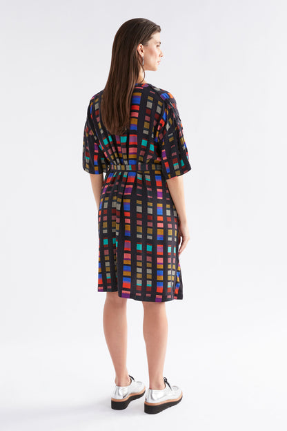 Elk Kira Short Dress Tessela Print